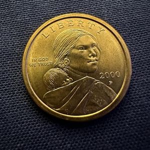 2000 S Sacagawea Golden Dollar